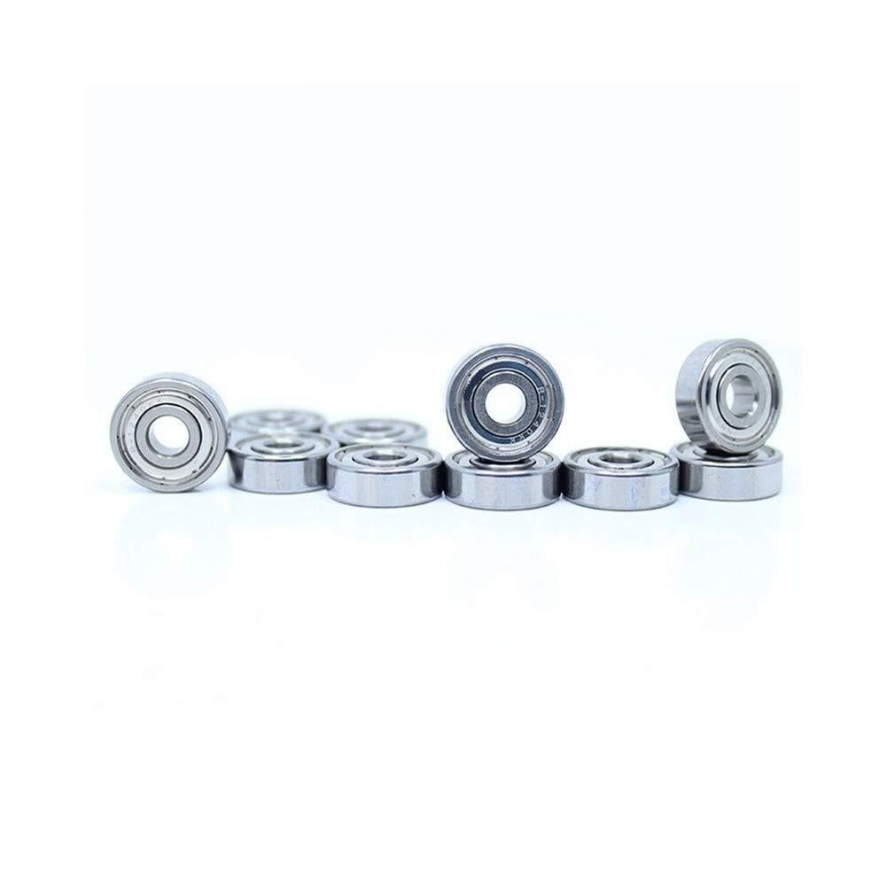 Gqnblvhzupdm One Color Industrial Shaft Bearings, 10Pcs 604Zz 52100 Chrome Steel Bearing Abec-5 4X12x4mm 604Z Miniature Ball Bearings 604 Zz