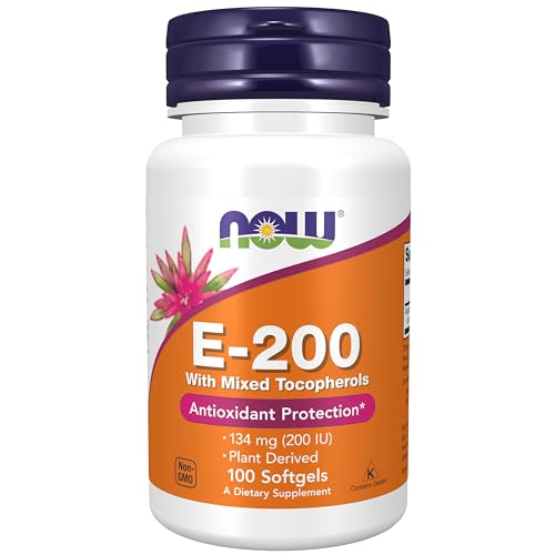 NOW Foods Supplements, Vitamin E-200 IU Mixed Tocopherols, Antioxidant...