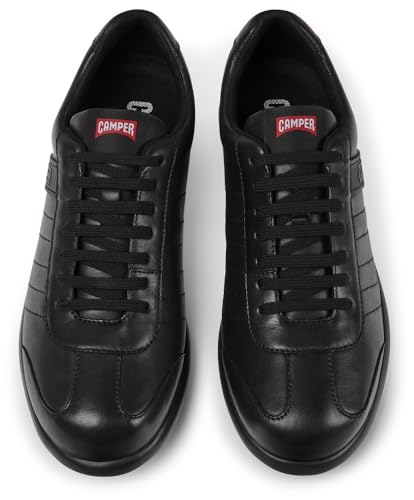 Camper Para Hombre. 18304-024 Zapatos De Piel Pelotas Xl Negro (41), Plano, Cordones, Casual - 4