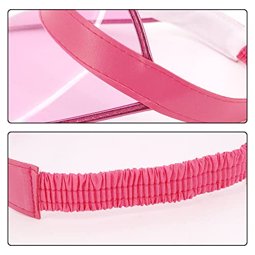 Image of Surkat Plastics Clear Sun Visors UV Protection Hat Cap Headwear Sunhat for Golf Tennis Beach Cycle
