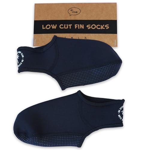 Ho Stevie! Low Cut Fin Socks - Prevent Blisters, Super Comfy with Any Bodyboard, Bodysurf, or Swim Fins (M (Medium))