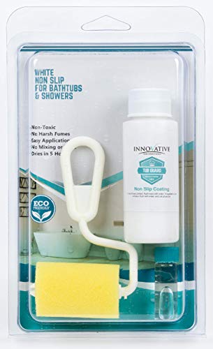 Tub Guard Non Slip White Bathtub and Shower Grip Coating for Bathtubs to Prevent Slips and Falls - Environmentally Friendly Fast Drying