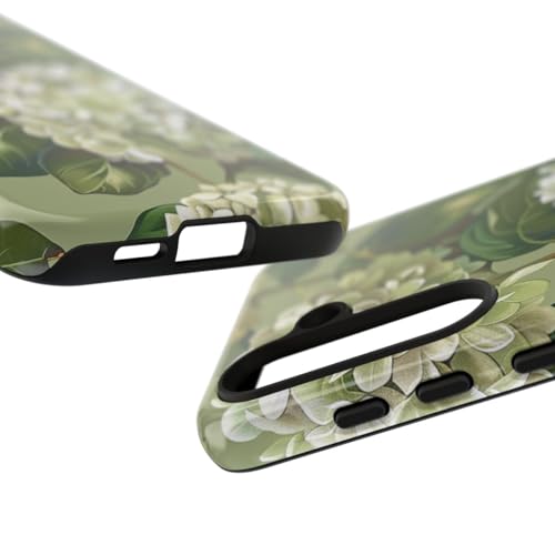 Coque Samsung S24 fleur blanche protection rigide transparente