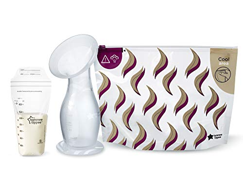 Tommee Tippee Made for Me Single Manual Silicone Breast Pump and Letdown Catcher