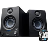 PreSonus 2777500121 Eris 3.5 Powered Active Near Field Studio Monitors, Pair Bundle with 2YR CPS Enhanced Protection Pack