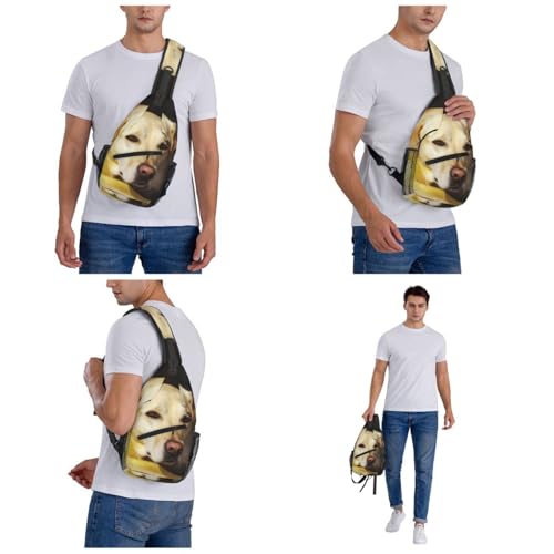 Bolso Cruzado Yellow Dog para Senderismo Unisex miniatura 7
