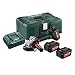 Produktbild Metabo Akku-Winkelschleifer W 18 LTX 125 Quick Set (602174960) 18V, mit 3 Li-Power Akkupacks (18 V/4,0 Ah), Ladegerät ASC 55, metaBOX 165 L, Scheiben-Ø: 125 mm, Leerlaufdrehzahl: 8000 /min