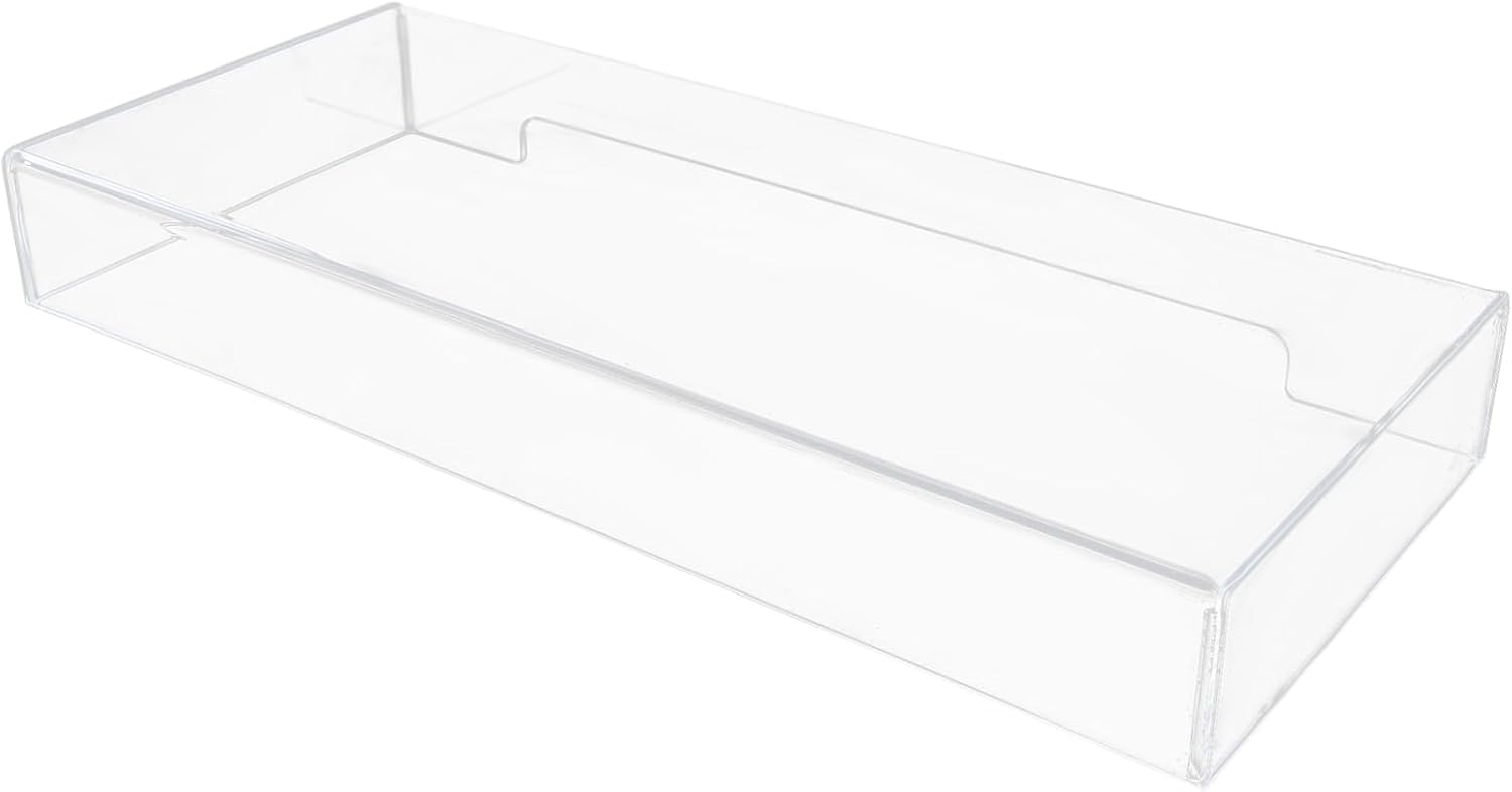 IMIKEYA Transparent Acrylic Keyboard Cover Protector Dustproof Case for Resistant Easy to Clean for Home Office Use