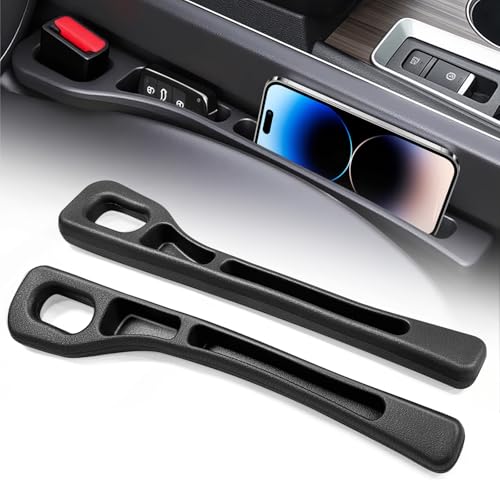 GOCUODE 2 Piezas Relleno Universal para Coche,Organizador de Asiento, Evita Que Se Caigan el Móvil, Llaves y Monedas, Compartimento Antideslizante para SUV, Auto, Furgoneta (2 Piezas) GOCUODE 2 Piezas Relleno Universal para Coche,Organizador de Asiento, Evita Que Se Caigan el Móvil, Llaves y Monedas, Compartimento Antideslizante para SUV, Auto, Furgoneta (2 Piezas)