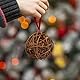 Dokeno 10 Stück Natur Weidenball Spielzeug, Rattankugeln, Decorative Rattan Balls, Geflochtene Rattankugeln, Natur Wicker Rattan Kugeln, Kleintiere Kauspielzeug, Weidenball Spielzeug für Kleintiere