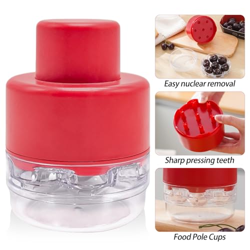 Cehnceh CHERRY CORER MULTIPLE Kitchen Cherry Jam 7 Holes Multi Pitter Tool thumb #6
