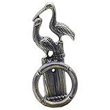 LILANAI Home Retro Pelican Door Knocker, Courtyard/Front Door European Style Handle Pull Door/Doorknocker, for Townhouse/Farmhouse