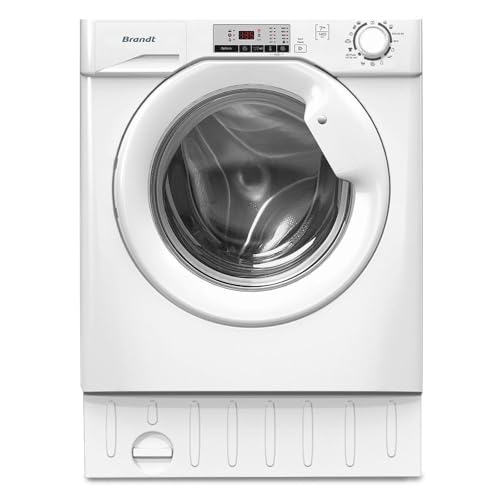 Lavadora Integrable 1400Rpm 7Kg Clase D BRANDT BWF1814I Motor Universal Blanco