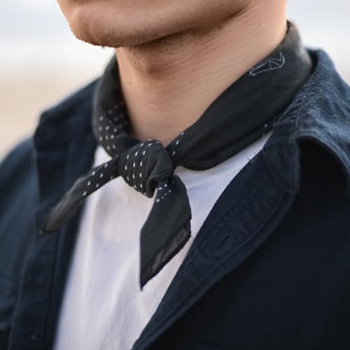 Image of WHTE MOSS Bandana - 100% Cotton Extra Soft Scarf Handkerchief for Men & Women