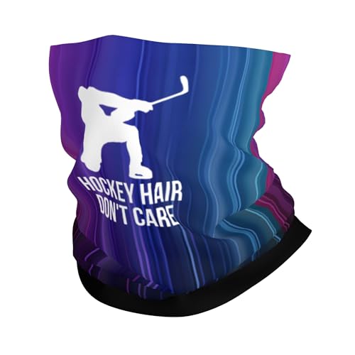 LKESMEOGP Hockey Hair Don'T Care(2) Protection Neck Gaiter Fishing Mask Hunting Kayaking Hiking Cycling Or Ski Sports