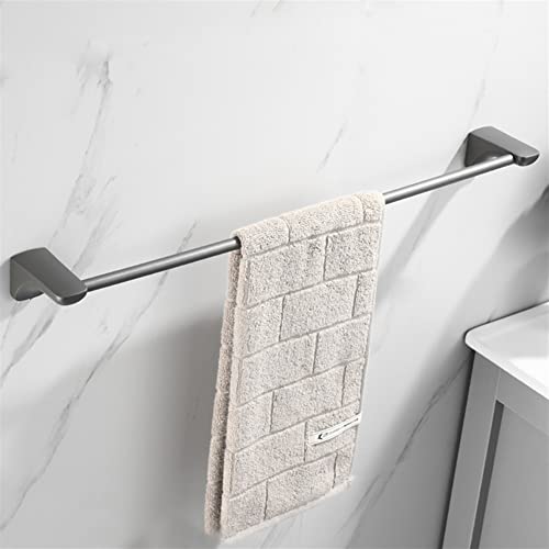 Rack de serviette de salle de bain gris pour une douche ordonnée au quotidien