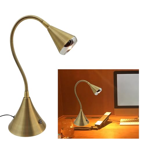 HomeFocus-Table-LampDesk-LampDimmable-Night-LightLED-Reading-LampBedside-Table-LampEye-Caring-Reading-LightLED-Desk-Lamp-for-Home-OfficeCollege-DormReadingMetalGold HomeFocus Table Lamp,Desk Lamp,Dimmable Night Light,LED Reading Lamp,Bedside Table Lamp,Eye-Caring Reading Light,LED Desk Lamp for Home Office,College Dorm,Reading,Metal,(Gold). - Image 1