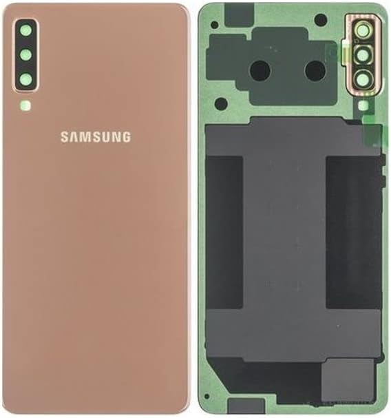SPAREWARE® Back Panel Back Glass Body for Samsung Galaxy A7 2018 (A750) - Gold (with Lens)