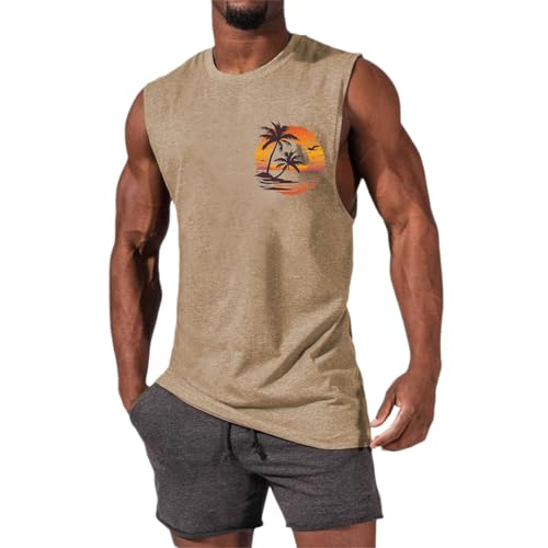 Débardeur homme décontracté pour l'été et vos vacances, idéal pour le quotidien en taille XXXL