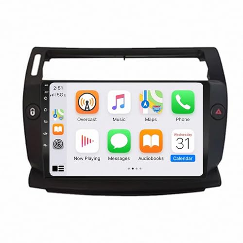 Pantalla Carplay Citroen C4 de 4 núcleos con Mirror Link para revivir tu coche antiguo