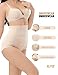 KLVEE Shapewear Tummy Control Underwear High Waisted Girdle Body Shaper Butt Lifting Panties Spanks Beige