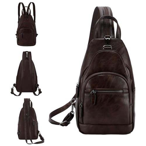 Petit sac banane en cuir pu convertible pour eviter le mal de dos
