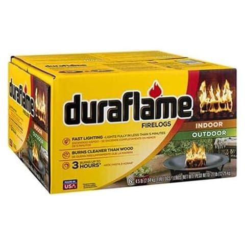 Duraflame 6-Pack Indoor/Outdoor Logs for Fireplace & Fire Pit, 3-Hour Burn, 4.5lb Each Cover