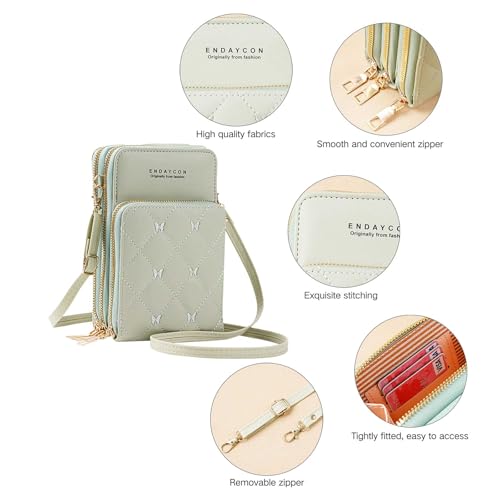 Image of Crossbody for Women, Trendy Small Phone Purse with Secure Card Slots, Lightweight Card wallet