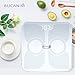 Bathroom Smart Scale Analyzer, Fat Scale Digital Bathroom Weighing - Wireless Smart Body Scale Composition Monitor Compatible Weight, Fat, Water, BMI, BMR, Muscle Mass with App Tracker (White)