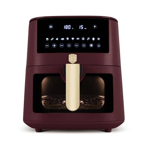 Berlinger Haus Air fryer/Freidora digital de aire caliente de 8 litros/con 8 funciones de cocción automática/pantalla táctil 8 programas/1650 W/cocina saludable sin aceite ni grasa/Leonardo Collection