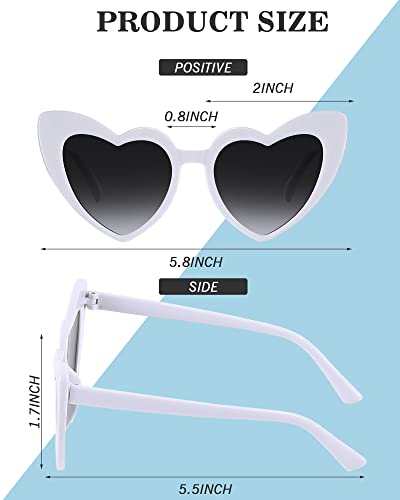 Hoteam 100 Pairs Wedding Heart Shaped Sunglasses Bulk Wedding Gifts Bachelorette Bridal Party Favors for Guests Reception2