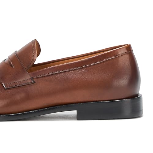 Image of Brooks Brothers Men's Greenwich Leather Penny Loafer Dress Shoe