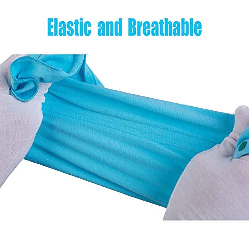 Yeapeeto Cat Recovery Suit After Surgery Bodysuit For Cats, E-Collar Substitute Keep From Licking Abdominal Wounds, Kitten Breathable Clothes, Warm After Shaving (M, Blue) #TOP4