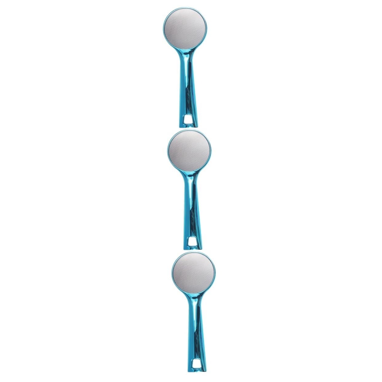 Healvian 3pezzi Esfoliante Per Piedi Con Manico Lungo Rimuovi La Morta Dual-side Lavabile Per Uso Professionale e Domestico Blu