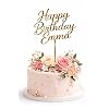 Custom Birthday Cake Topper with Name Personalized Happy Birthday Topper, Any Age, Any Name