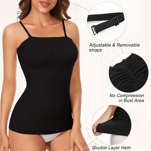 Strapless Shapewear Tank Tops Tube Tops for Women Cami Shaper Tummy Control Slimming Camisoles Compression3