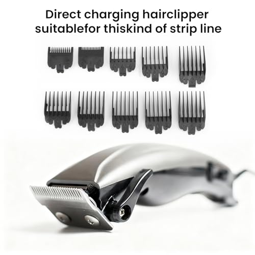10 Stk Trimmer Aufsätze Haarschneidemaschine Aufsätze, Hair Clipper Guards, Haarschneider Schiebeaufsatz, Haar Clipper Guide Limit Kamm für 3,8 x 4,5 cm Trimmer, Bartschneider Aufsteckkamm(1,5-25mm)