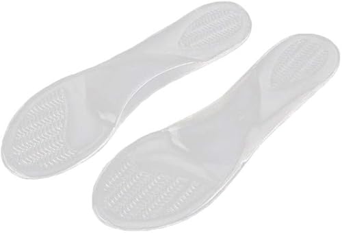 Milisten Plantillas de gel con soporte de arco de 3/4, plantillas antideslizantes de gel ortopédicas para tacones altos durante todo el día