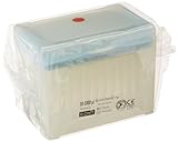 Sartorius 791021 PP Optifit Pipette, breite Bohrung, Einzelfach, steril, Blau, 10-1000 µl, 68,5 mm Länge, 960 Stück