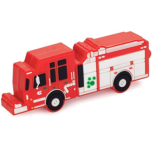 Image of 32GB USB Flash Drive Cute Fire Engine Shaped Memory Stick Novelty Thumb Drives USB Data Storage