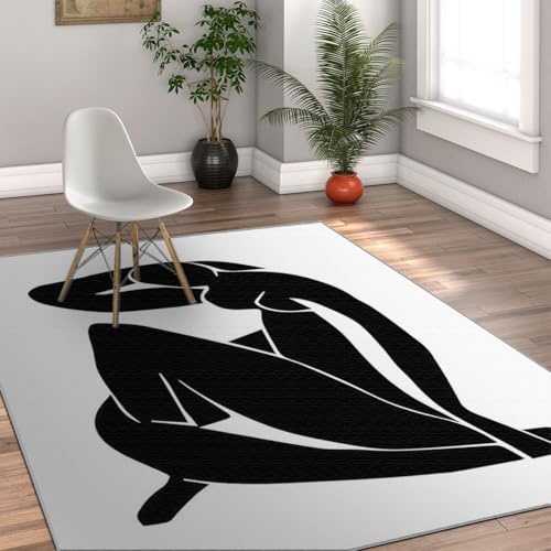 Tapis léger antidérapant 80x150cm lavable pour salle à manger