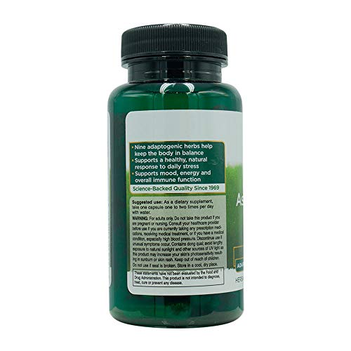 Rhodiola Ashwagandha Ginseng Complex Swanson 60cp 2un