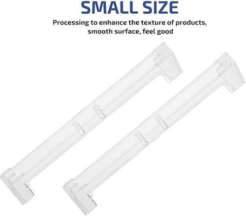 Miniatura 9 de DOITOOL 2 cenefas verticales para esquinas ciegas verticales L para ranuras deflectoras de rejilla, cubierta L, accesorio de persianas