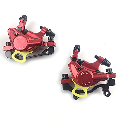 catazer HB-100 Cable Actuated Hydraulic Disc Brake Caliper 1 Pair Red by catazer - Image 2