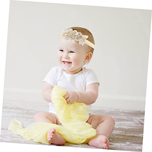 Rhinestone Headband Girls Hairband Floral Boy Girl Headwear Photo for Newborn3