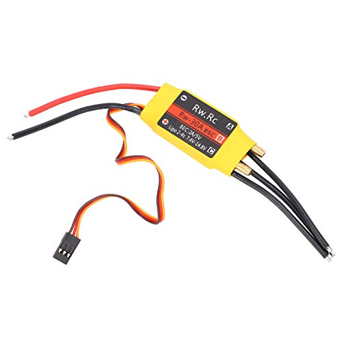 01 02 015 30A ESC, Brushless ESC Long Service Life Easy to Use for RC Boat for Air Boat Model