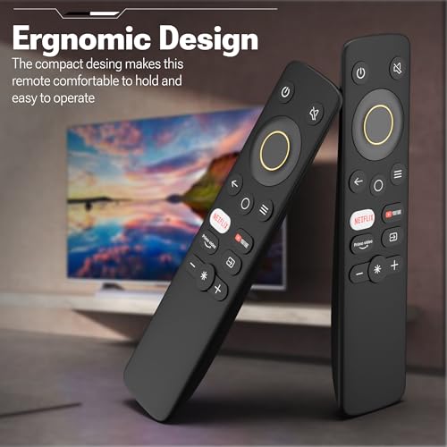 Image of ZdalaMit Original Tv Remote Control Compatible with Realme Smart TV Suitable for Android LED OLED QLED Television Non Voice Command Remote with Hot Keys