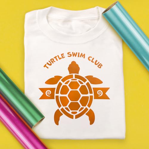 Vinyle transfert thermique Siser EasyWeed orange compatible Cricut et Silhouette - 5