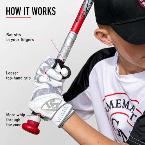 Louisville Slugger Blaze Power Grip , Black - image 4