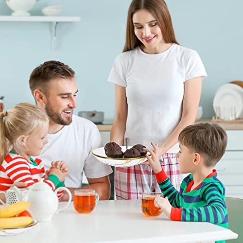 Fanquare Porcelain Pasta Bowls Set Of 4, Gold Marble Serving Bowl 16Oz, Ramen Bowl For Soup, Salad, Dessert, 7 Inch #TOP4